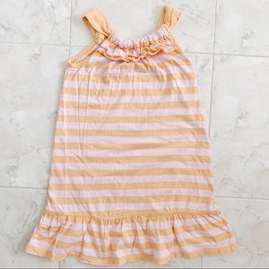 SOFT Gap Striped Summer Dress Pink & Orange 5T